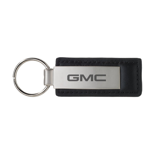 GMC Large Leather/Metal Keychain