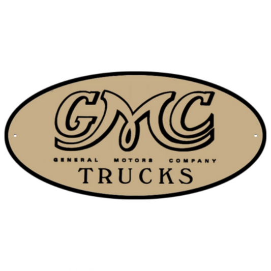 GMC Logo Thick Aluminum Sign